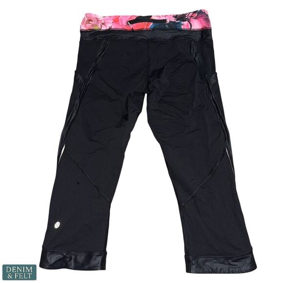 Lululemon Secret Garden Set – Cool Racerback, Nice Asana Jacket & Crops Sz 8 🌸 - Picture 10 of 16